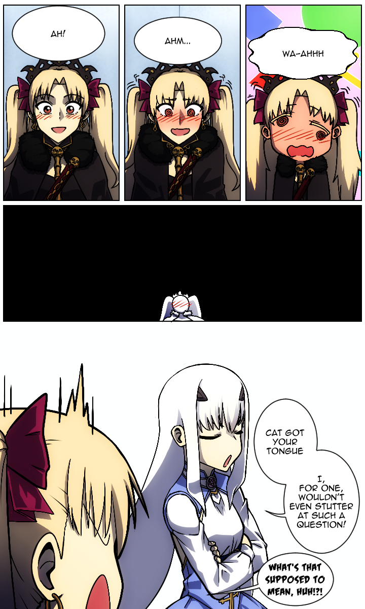 ereshkigal and melusine (fate and 1 more) drawn by lazyartlazy12