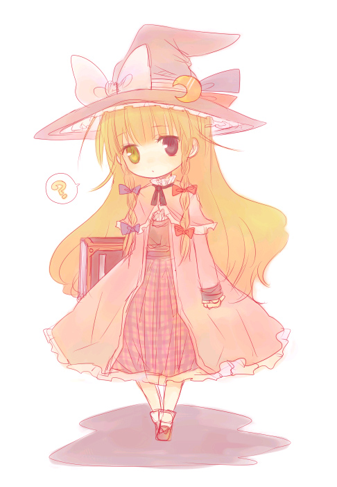 kirisame marisa and patchouli knowledge (touhou) drawn by sakeko