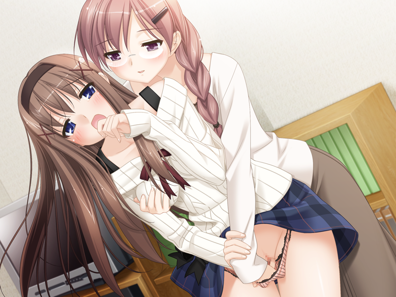 kitajima kaede and kitajima sara (sono hanabira ni kuchizuke wo) drawn by kani_biimu