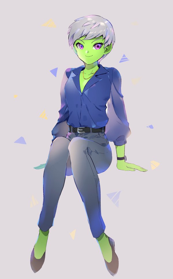 cheelai (dragon ball and 2 more) drawn by libeuo_(liveolivel)