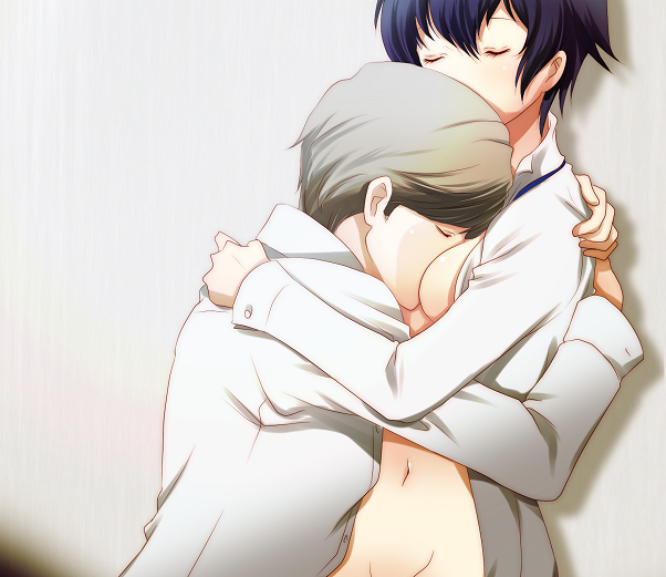 narukami yu and shirogane naoto (persona and 1 more) drawn by machinosuke