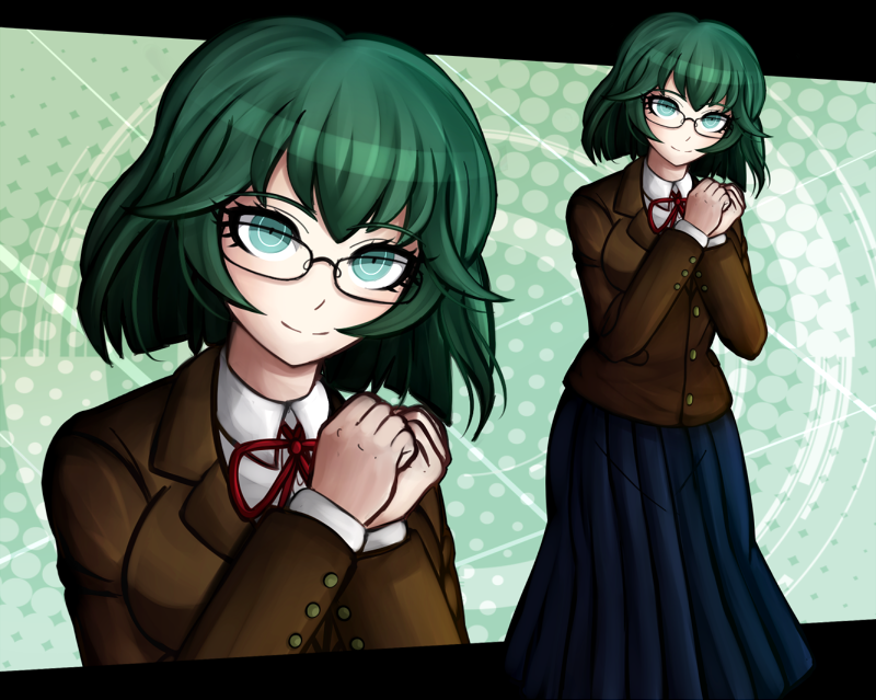 kisaragi karen (danganronpa and 1 more) drawn by ktokei_(kurokku-tokei)