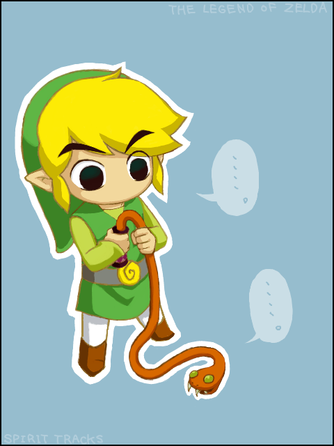 link, toon link, and rope snake (the legend of zelda and 3 more) drawn by nekomaru_(1177027)