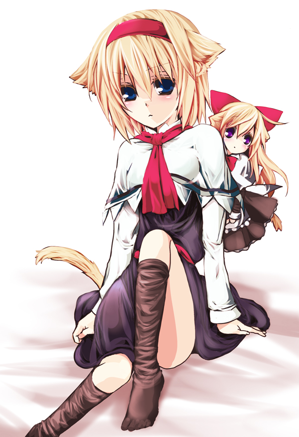alice margatroid and shanghai doll (touhou) drawn by toraneko