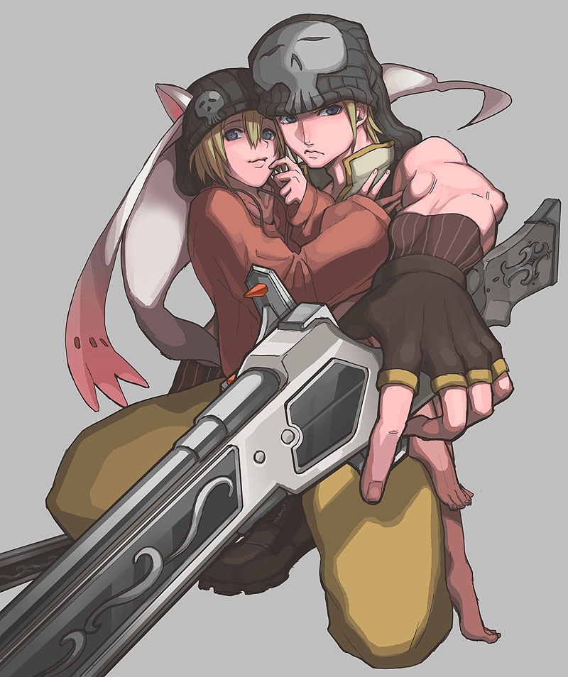 kyubey, bito daisukenojo, and bito raimu (mahou shoujo madoka magica and 1 more) drawn by ohji130