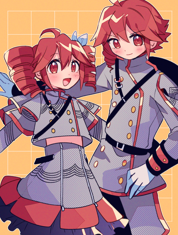 kasane teto and kasane ted (utau and 1 more) drawn by yuusuke-kun
