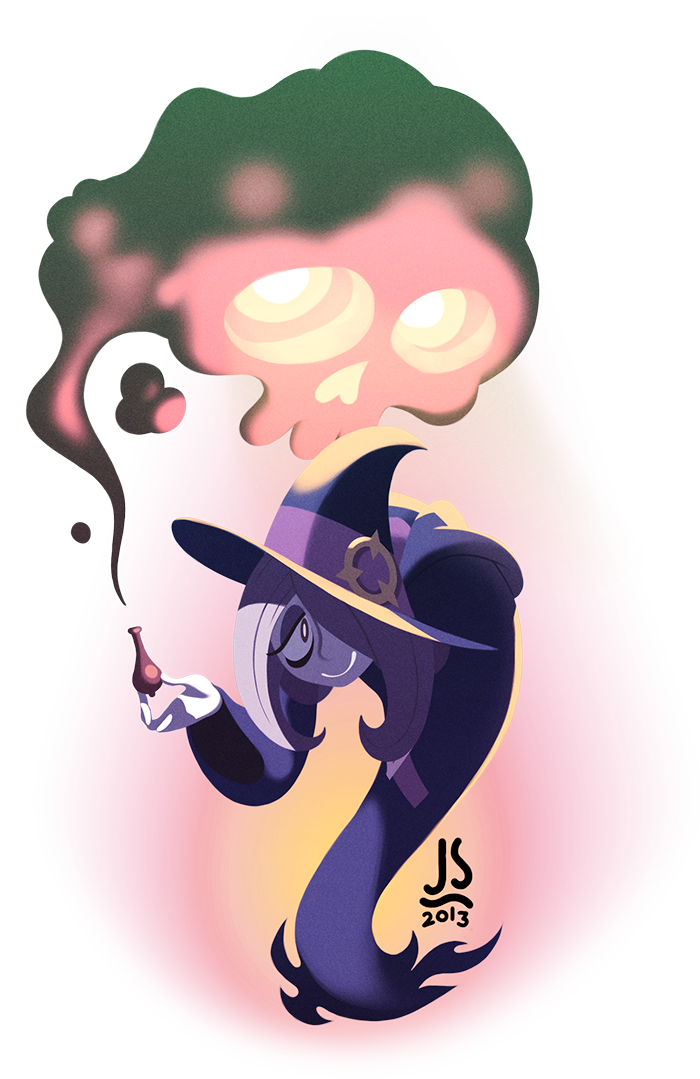 sucy manbavaran (little witch academia) drawn by joe_sparrow