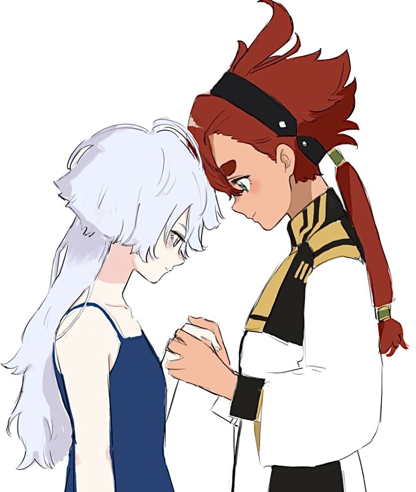 suletta mercury and miorine rembran (gundam and 1 more) drawn by nyamo