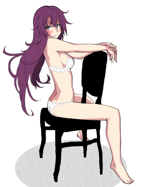 senjougahara hitagi (monogatari and 1 more) drawn by shinguu_kohaku