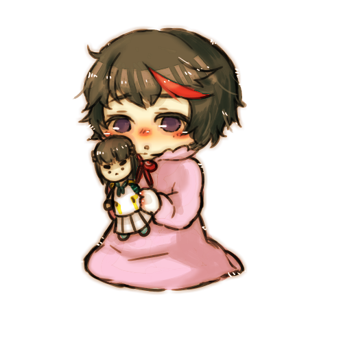 matoi ryuuko and kiryuuin satsuki (kill la kill) drawn by warosi