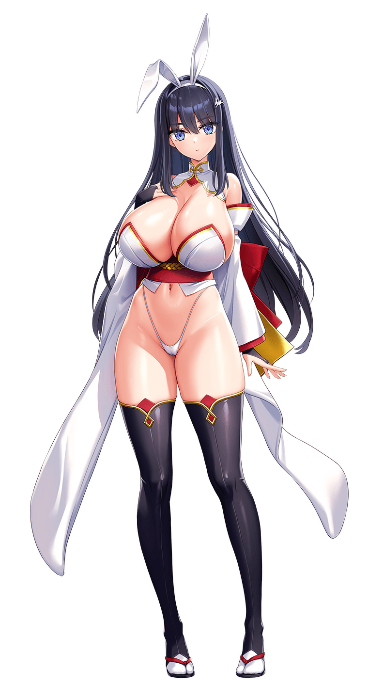 usami runa (motto! haramase! honoo no oppai isekai oppai bunny gakuen!) drawn by derauea