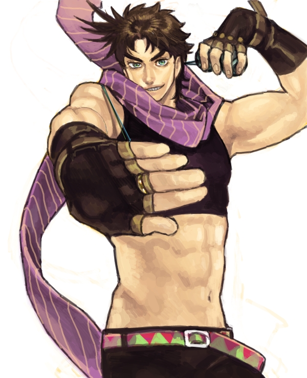 joseph joestar (jojo no kimyou na bouken and 1 more) drawn by icym