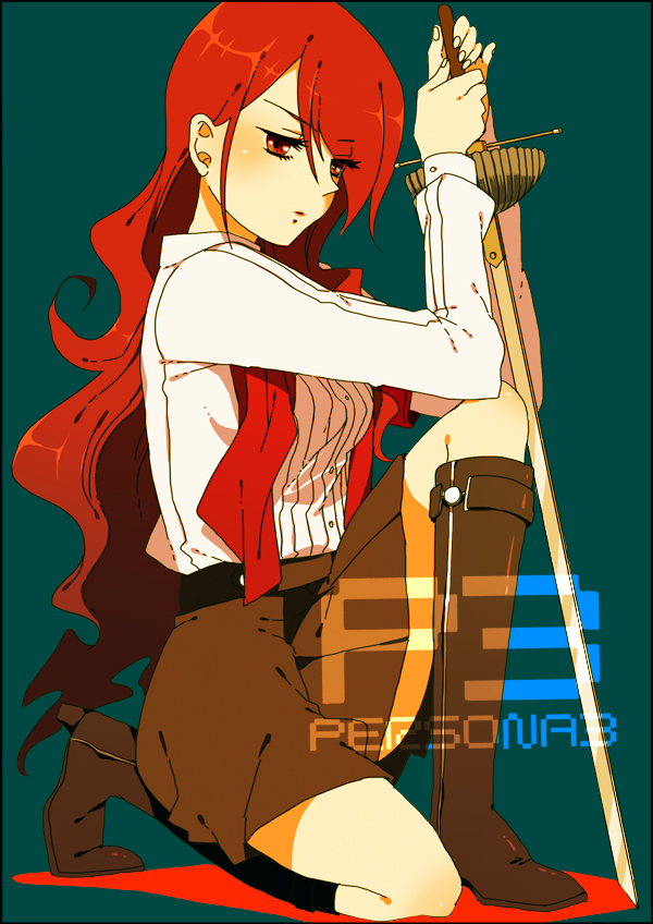 kirijou mitsuru (persona and 1 more) drawn by yui_(marine-drive)