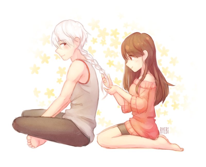 protagonist and zen (susanghan messenger) drawn by byebi