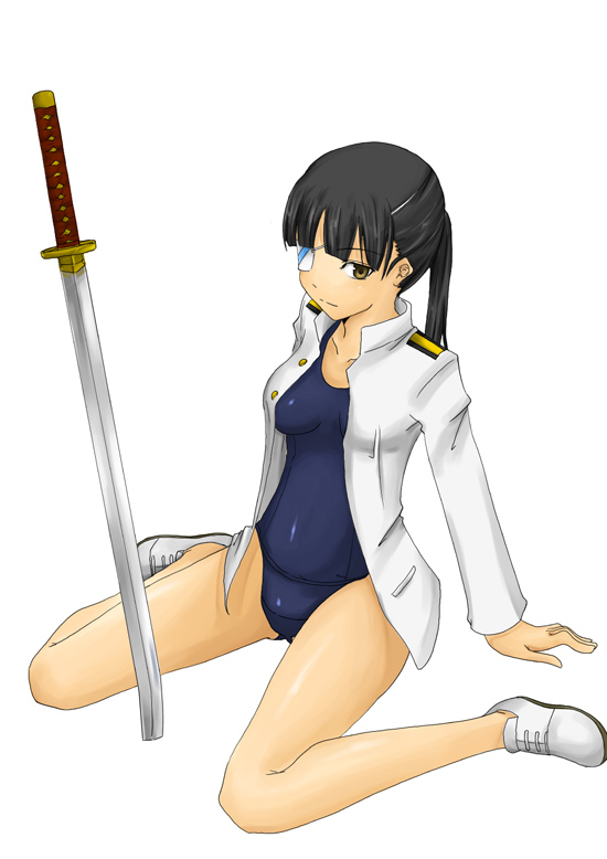 sakamoto mio (world witches series and 1 more) drawn by aona_(anagasaki)