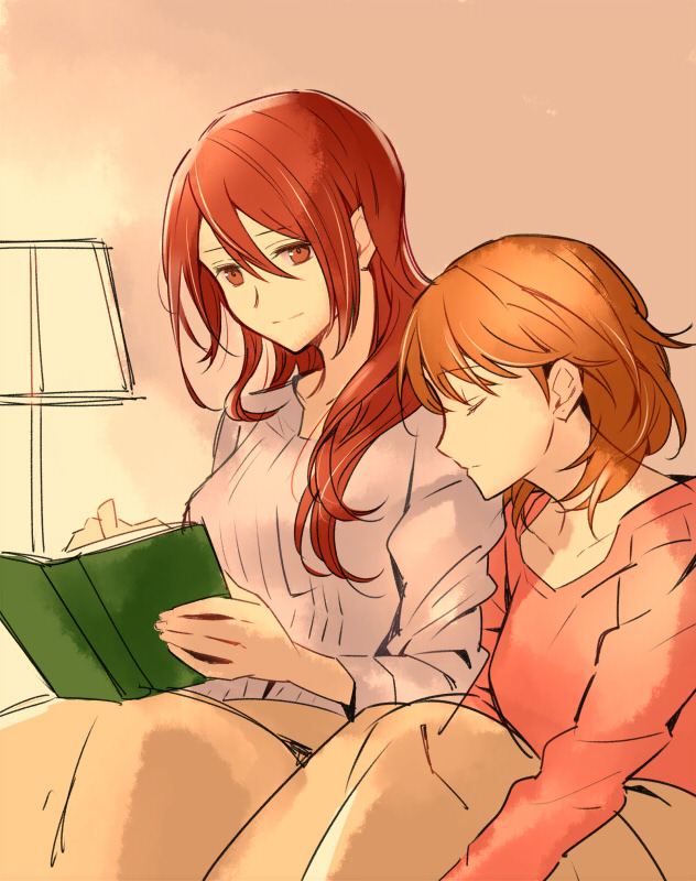 takeba yukari and kirijou mitsuru (persona and 2 more) drawn by arudrojfeno