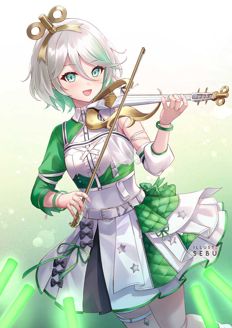 cecilia immergreen (hololive and 1 more) drawn by sebu_illust