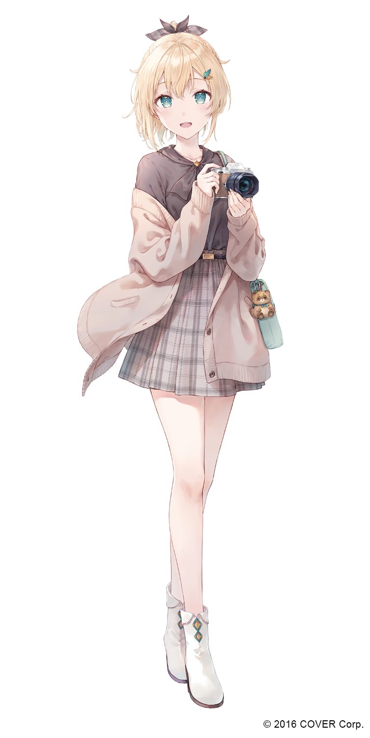 kazama iroha and pokobee (hololive) drawn by hiten_(hitenkei)