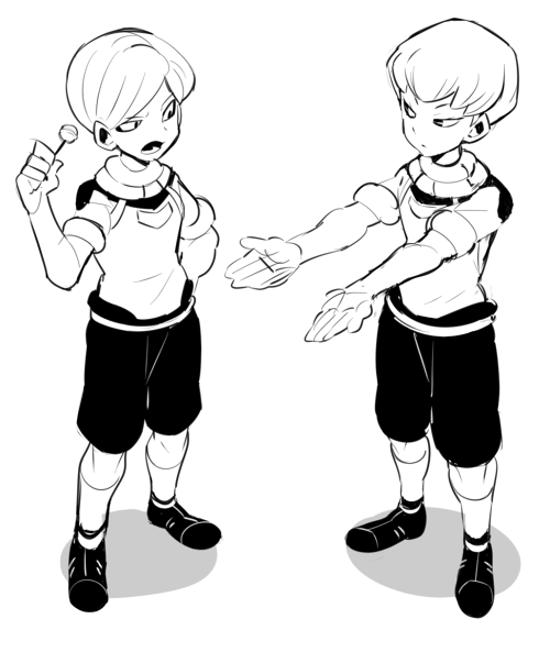 iru meru and dai roodo (inazuma eleven and 2 more) drawn by motojima_hakka