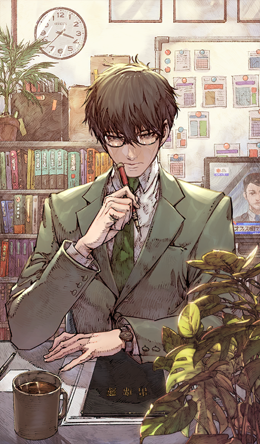 kuzuki souichirou (fate and 2 more) drawn by kazama_raita