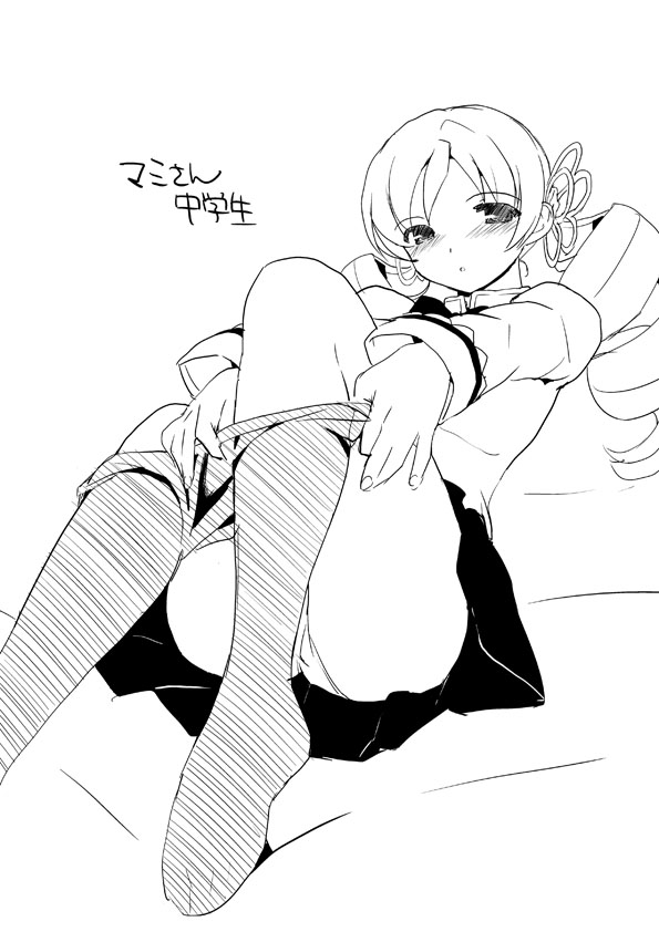 tomoe mami (mahou shoujo madoka magica) drawn by jiji_(aardvark)