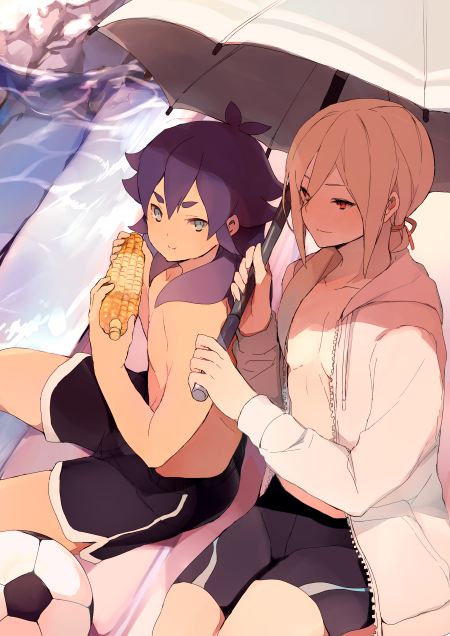 afuro terumi and kishibe taiga (inazuma eleven and 1 more) drawn by tokio_neo