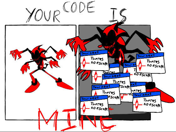 fatal error (sonic and 2 more) drawn by artistthemighty