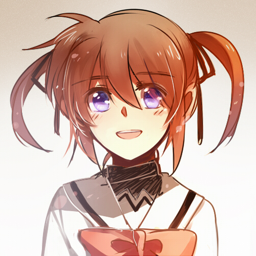 takamachi nanoha (lyrical nanoha and 2 more) drawn by aki_(neyuki41028)