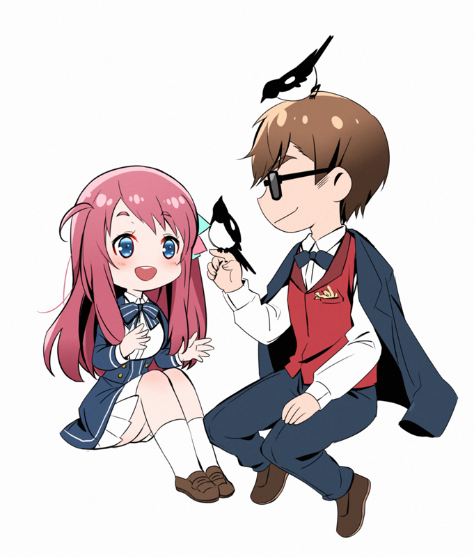 minamoto sakura and tatsumi koutarou (zombie land saga) drawn by da_huang