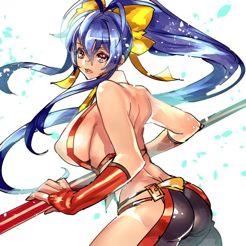 mai natsume (blazblue and 2 more) drawn by kin_mokusei
