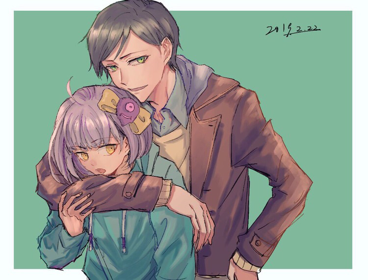 tsukahara neko and osoto masaki (tasokare hotel) drawn by mihael66
