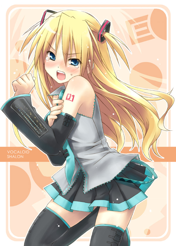 hatsune miku and shalon (vocaloid and 1 more) drawn by eretto