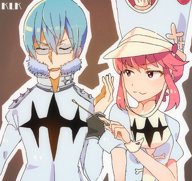 jakuzure nonon and inumuta houka (kill la kill) drawn by kohane_(633975)