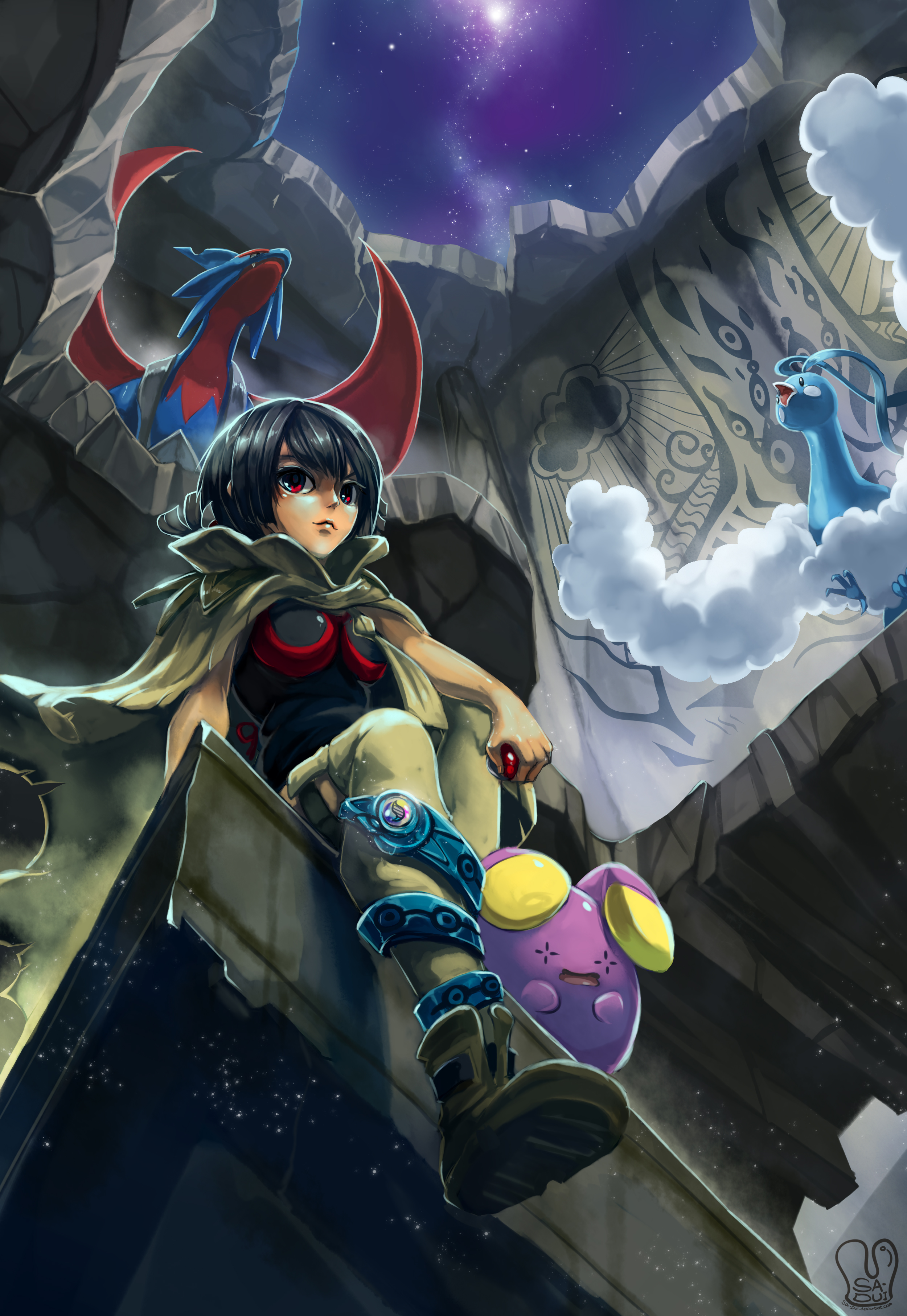 Altaria Zinnia Salamence Whismur And Mega Salamence Pokemon And 2 More Drawn By Sa Dui Danbooru