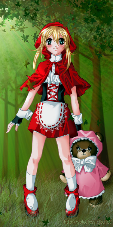 bridget, little red riding hood, roger, and grandmother (guilty gear and 1 more)