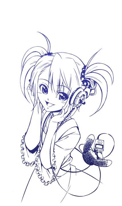 tennouji nae (science adventure and 1 more) drawn by eibon