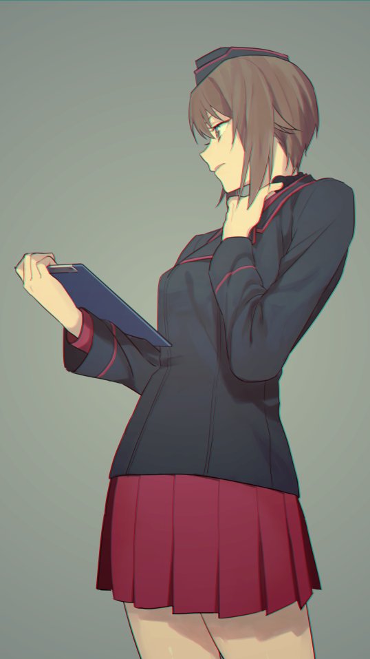 nishizumi maho (girls und panzer) drawn by mokuzu_(mokuzzzzz)