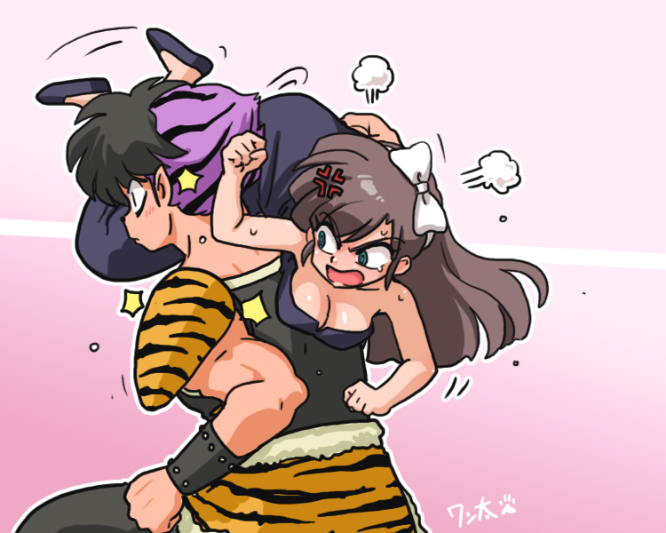 kuonji ukyou and lime (ranma 1/2) drawn by wanta_(futoshi)