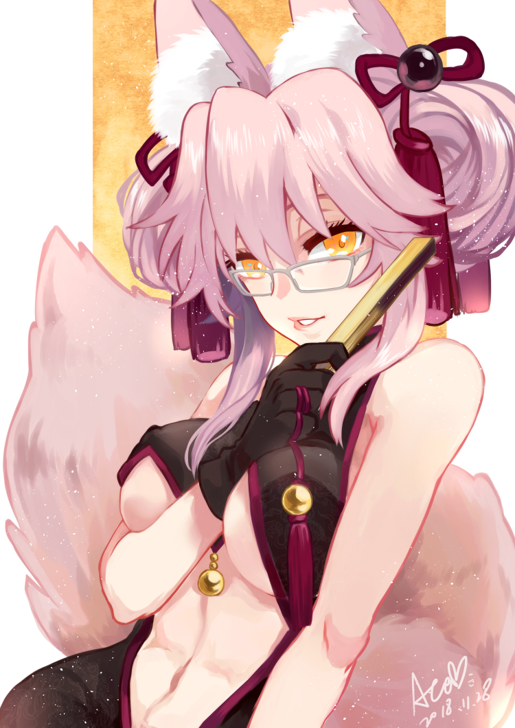 tamamo and koyanskaya (fate and 1 more) drawn by puyue