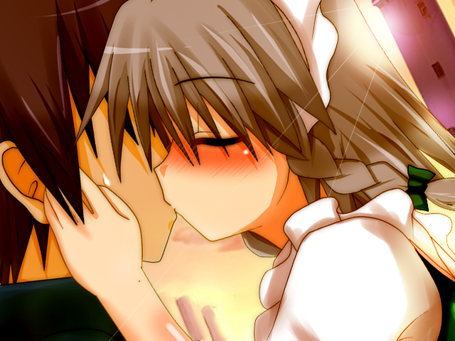 izayoi sakuya and nanaya shiki (touhou and 2 more) drawn by takeyuu