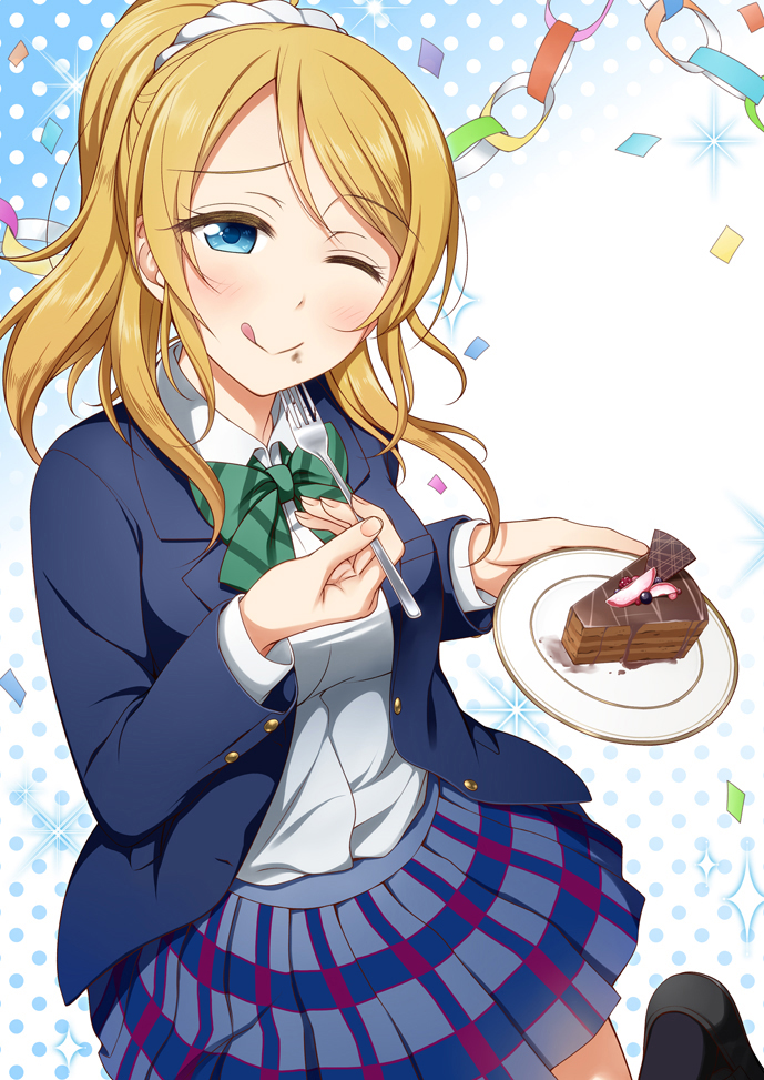 ayase eli (love live! and 1 more) drawn by suzume_miku