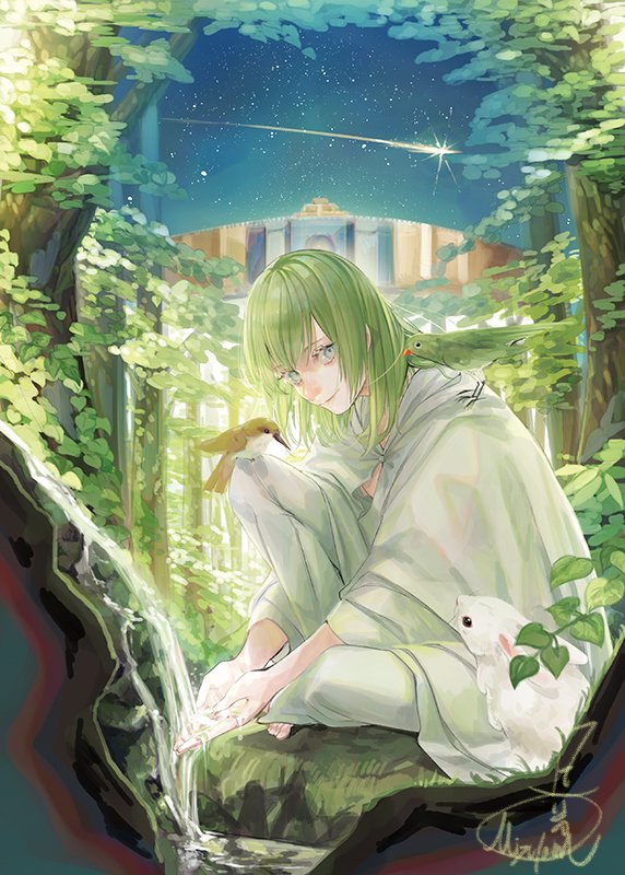enkidu (fate and 1 more) drawn by mizutame_tori