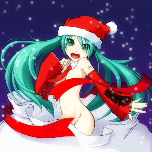 hatsune miku (vocaloid) drawn by caryo and takeda_yukimura