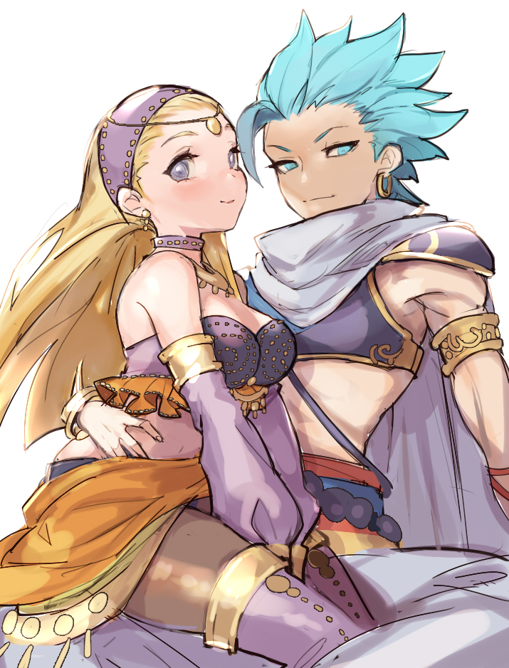camus and senya (dragon quest and 1 more) drawn by roro_(user_dnfm8547)