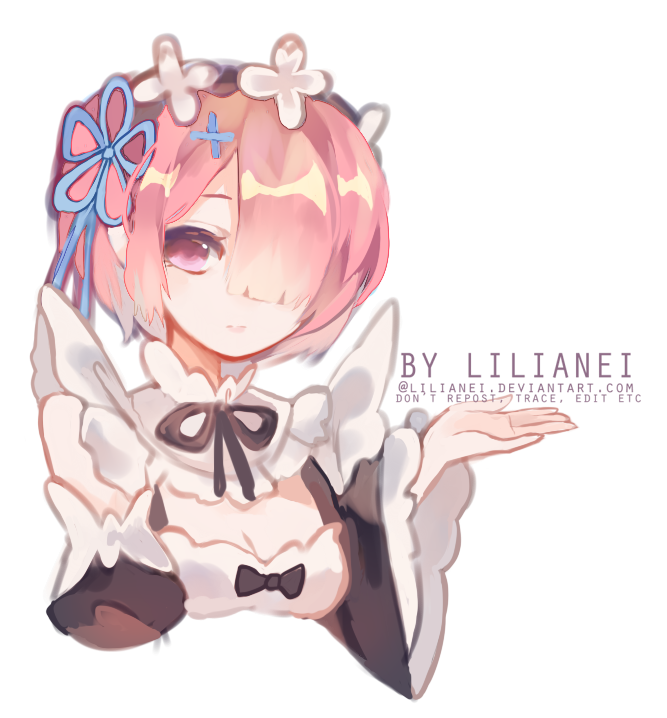 ram (re:zero kara hajimeru isekai seikatsu) drawn by lilianei