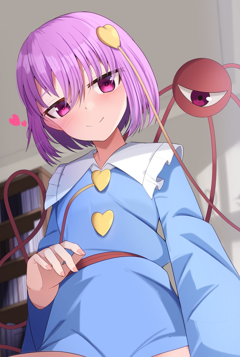 komeiji satori (touhou) drawn by kirisame_oreo