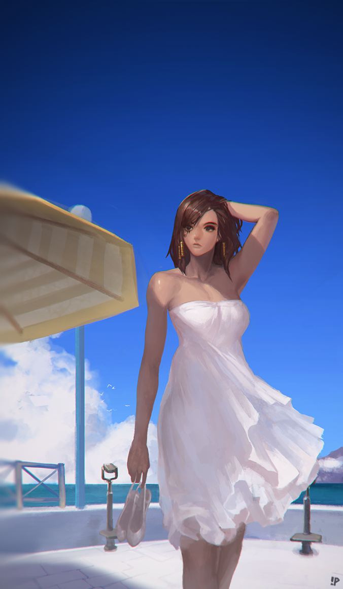 pharah (overwatch and 1 more) drawn by instant_ip