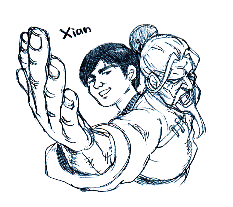 gen and xian (street fighter and 1 more) drawn by kduhcs