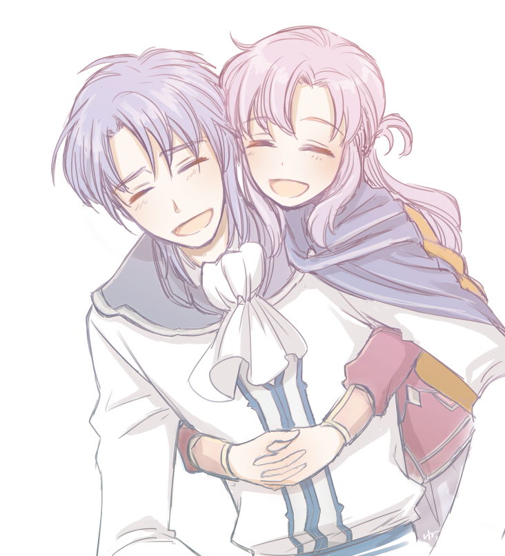 sigurd and ethlyn (fire emblem and 1 more) drawn by hira_(otemoto84)