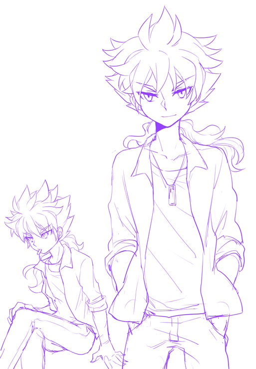 hakuryuu (inazuma eleven and 1 more) drawn by nalse